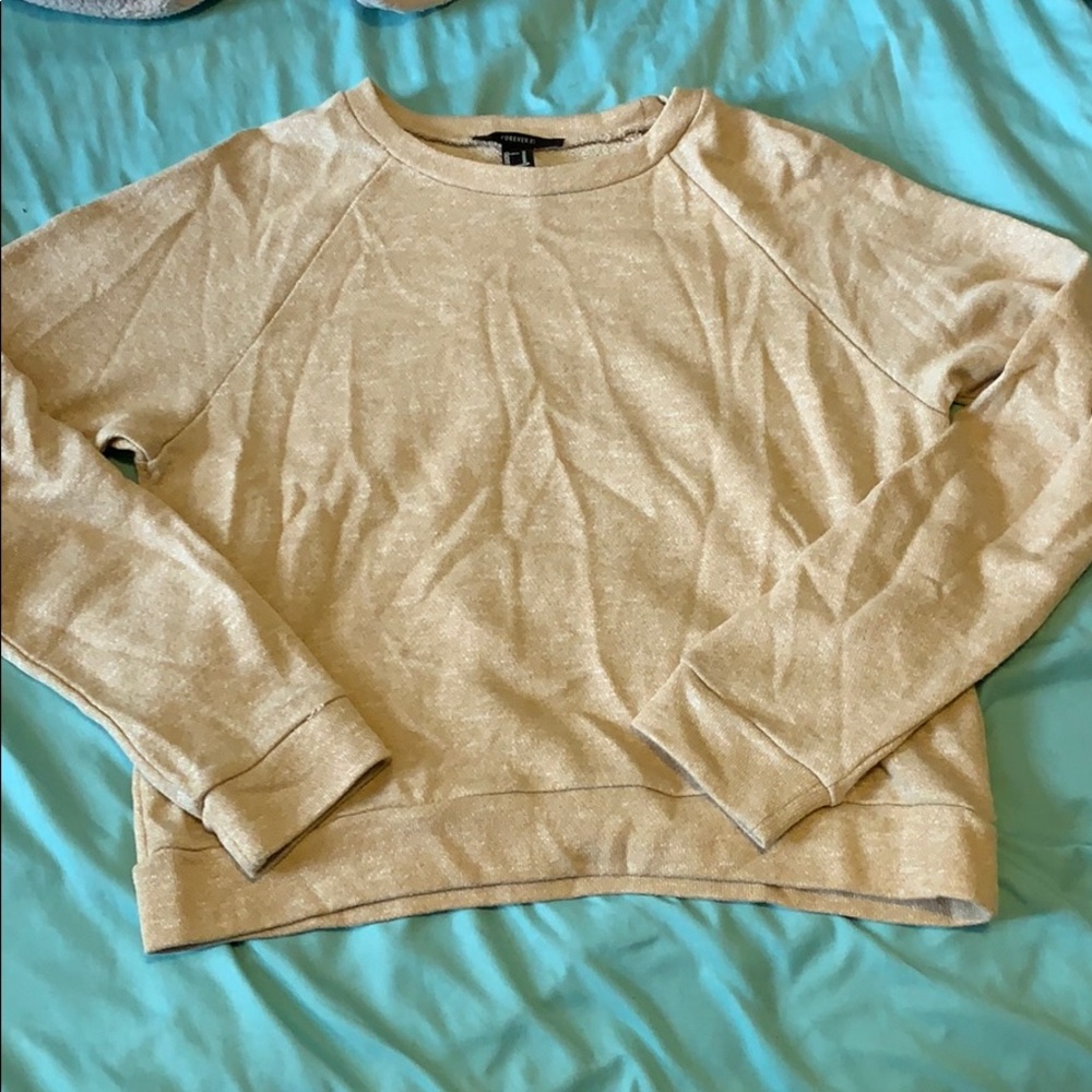 Beige Forever 21 sweater